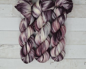 hand dyed yarn | worsted weight yarn | worsted yarn | Sweater Yarn | multi colored yarn | Winter Rose