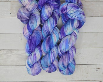 Northern Lights Hand Dyed Yarn | Superwash Merino Wool, Fingering Weight