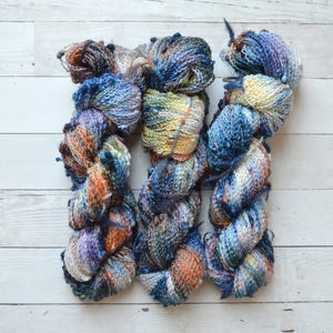 Mandy Slub | hand dyed yarn | fingering weight yarn | Yarn | fingering yarn | Sock Yarn | multi colored | A Stroll in the Park
