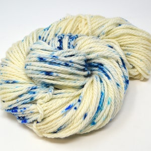 hand dyed yarn | bulky weight yarn | speckled yarn | bulky yarn | speckles | Sweater Yarn | 100% SWM |multi | Crystallize