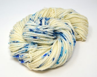 hand dyed yarn | bulky weight yarn | speckled yarn | bulky yarn | speckles | Sweater Yarn | 100% SWM |multi | Crystallize