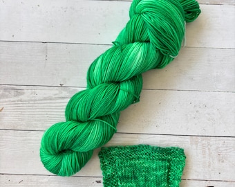 Smaragd | handgeverfd garen | vingergewichtgaren | Gespikkeld garen | Garen | Superwash | vingergaren | Sokkengaren | veelkleurig