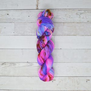 Sparkle Yarn | hand dyed yarn | fingering weight yarn | Yarn | Superwash | fingering yarn | Sock Yarn | multi colored | Dance Party