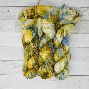 Mandy Slub | hand dyed yarn | fingering weight yarn | Yarn | Speckled Yarn | fingering yarn | Sock Yarn | multi colored | Morning Vibes