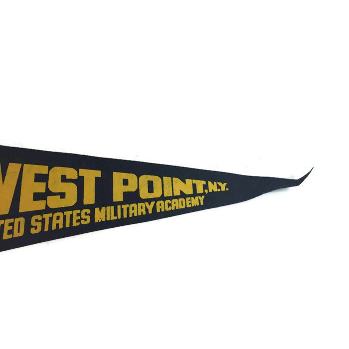 West Point Military Academy Felt Pennant Vintage Collegiate Etsy