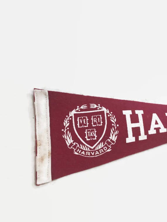 Harvard University, Cambridge, Massachusetts Souvenir Pennant - 29 –  Memory Hole Vintage