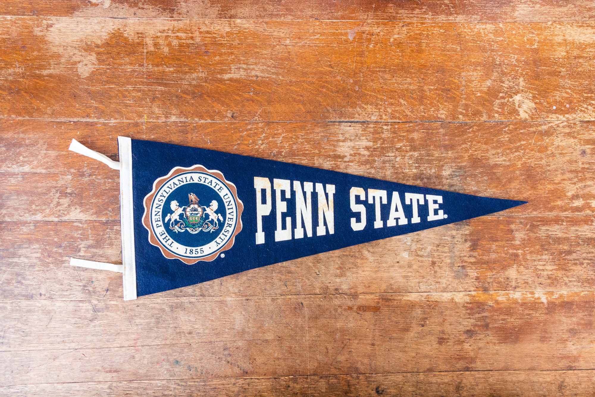 Penn State University Felt Pennant Vintage College Wall Decor Etsy 日本