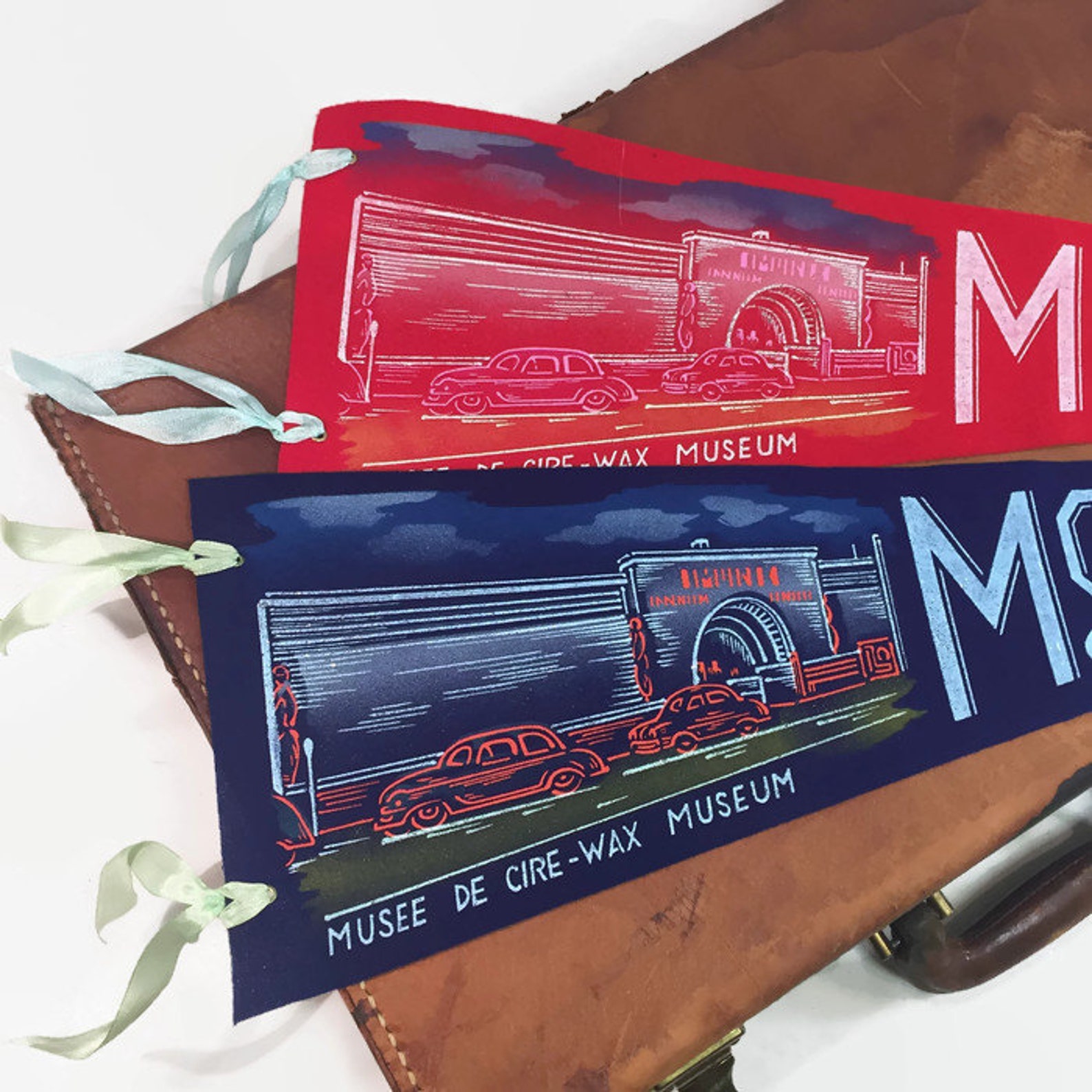 Montreal Wax Museum Canada Vintage Felt Pennant Wall Decor Etsy