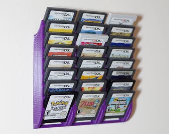 Wall or Shelf Display Rack for Nintendo DS and 3DS Games - Expandable