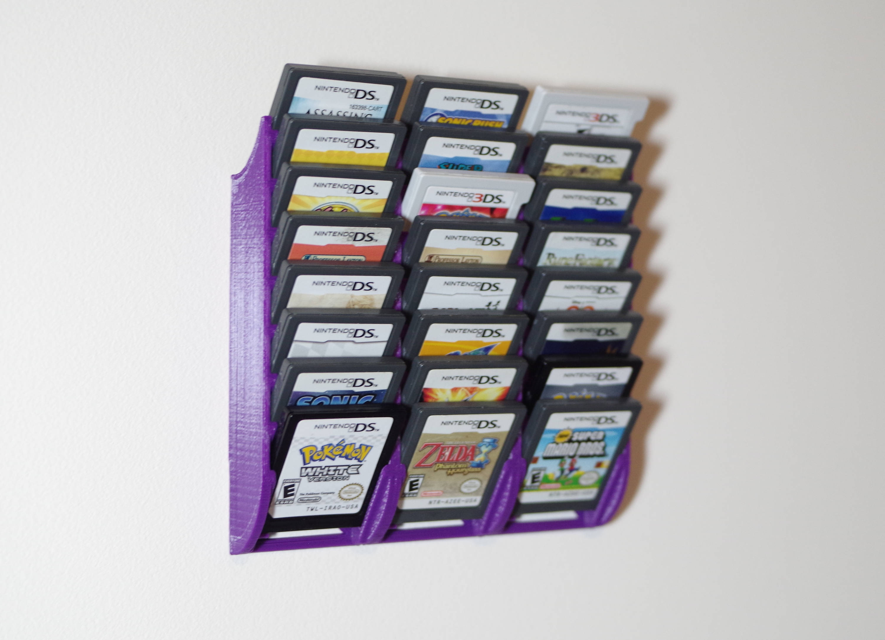 Wall or Shelf Display Rack for Nintendo DS and 3DS Games Etsy