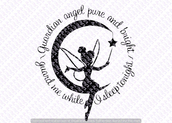 Ange Gardien Pur Et Lumineux Svg Citation Citation De Etsy