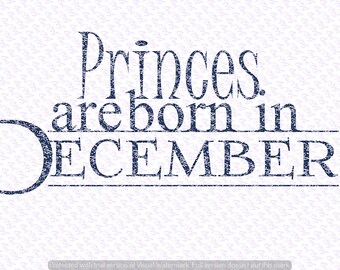 Princesses Sont Nes En Decembre Svg Citation Citation De Etsy Canada