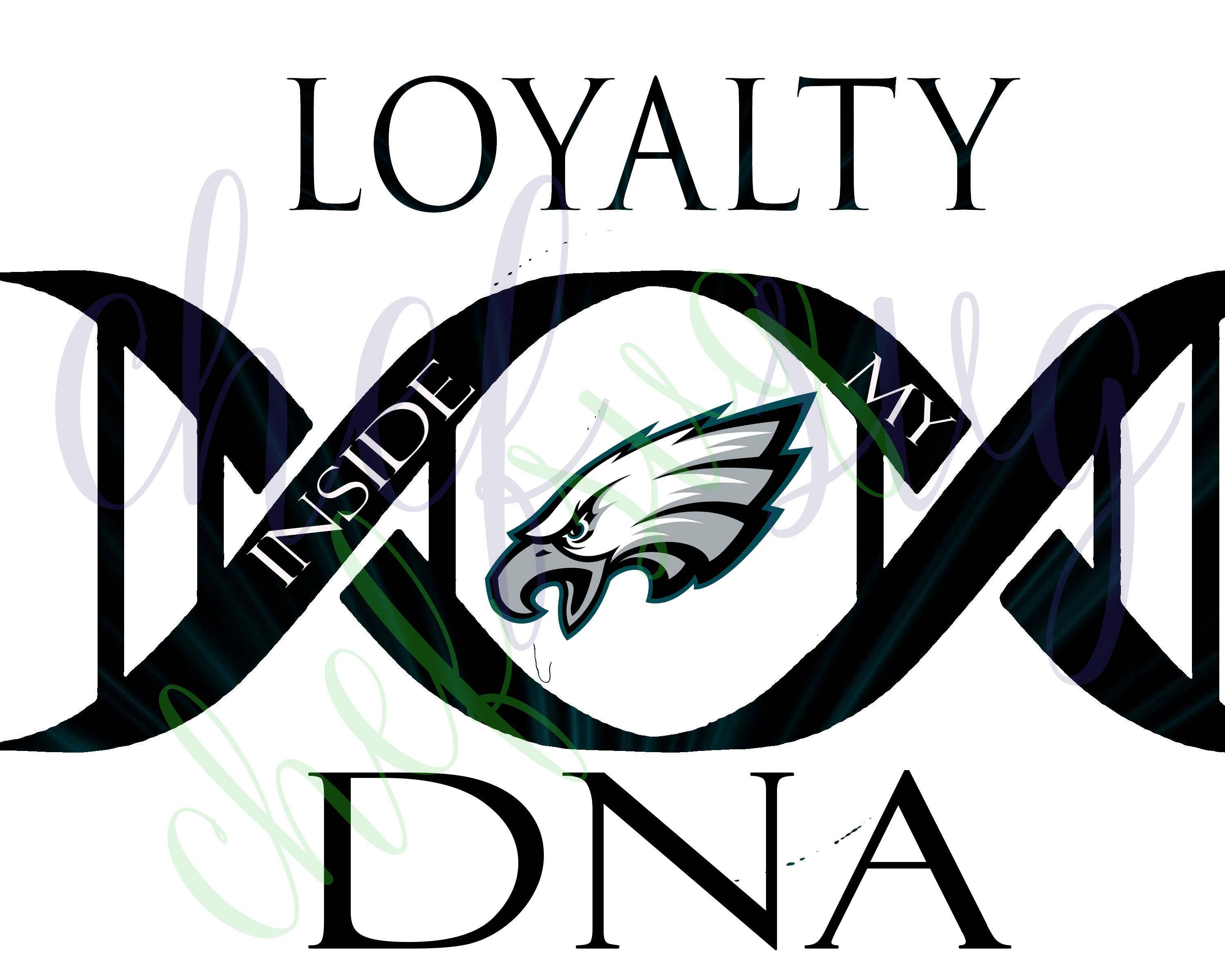 Philadelphia Eagles Loyalty in my DNA svg Quote Quote | Etsy