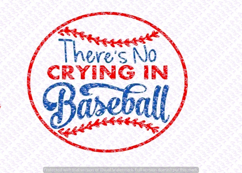 Are You Crying There's No Crying In Baseball Quote Theres no Crying in Baseball svg Quote Quote Overlay SVG | Etsy