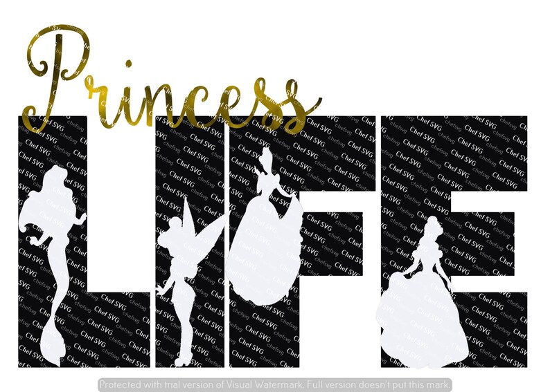 Download Princess Life svg Quote Quote Overlay SVG Vinyl Cutting | Etsy