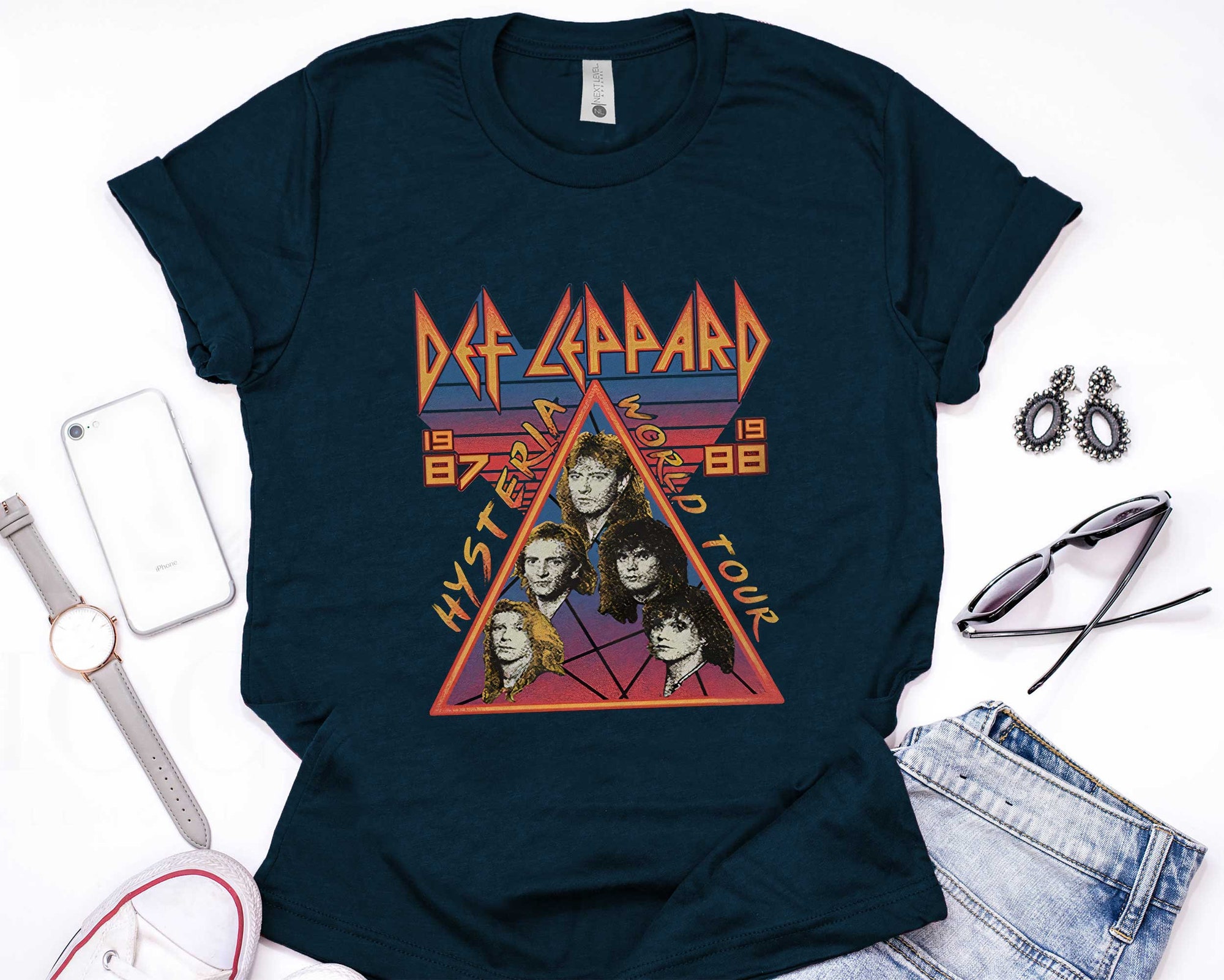 Def Leppard Hysteria Tour 80S T-Shirt
