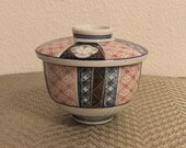 Vintage Nippon Imari covered small bowl