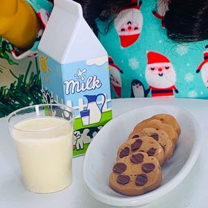 Cookies & Milk Food for 18 inch Doll Accessories Fit American Girl