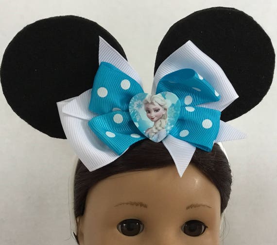 Frozen Mickey Mouse Ears Headband for American Girl Doll 18