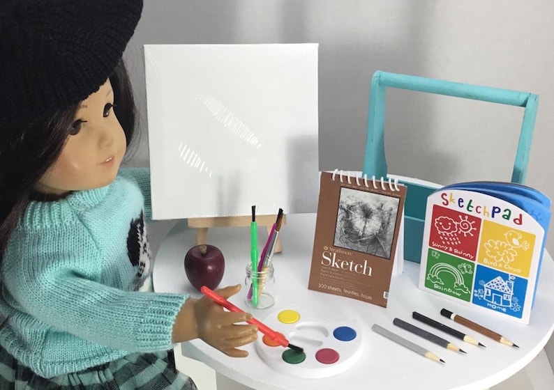 american girl art set