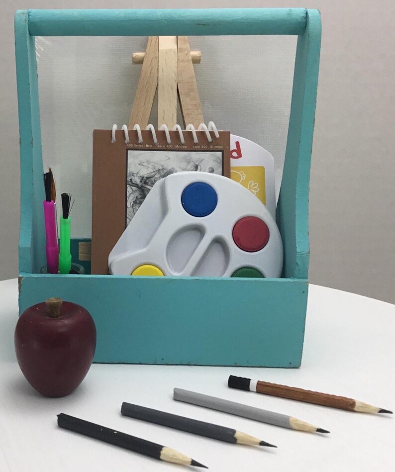 american girl doll art set