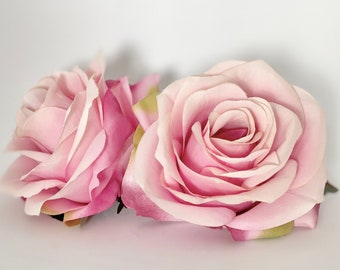 3.5" Two Tone Pink Rose Artificial Pink Rose Artificial Rose Pink Silk Flower Medium Pink Artificial Flower Pink Wedding Flower Pink Flower