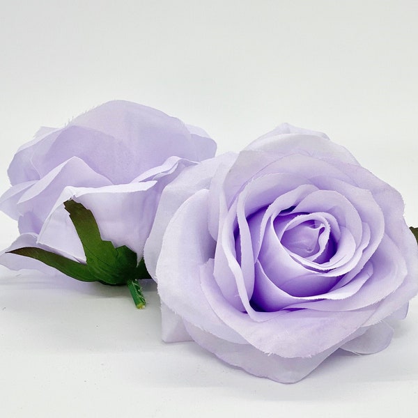 Purple Silk Flower Etsy