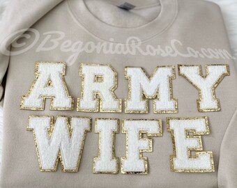 Army Wife Sweatshirt Military Spouse Sweatshirt Army Wife Gift Army Sweatshirt Military Wife Shirt Army Girlfriend Army Shirt Deployment