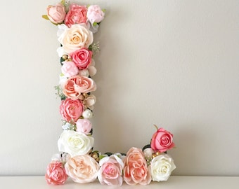 flower letters for nursery