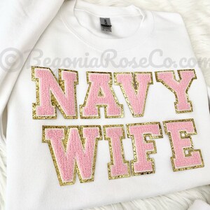Navy wife shop sweatshirt