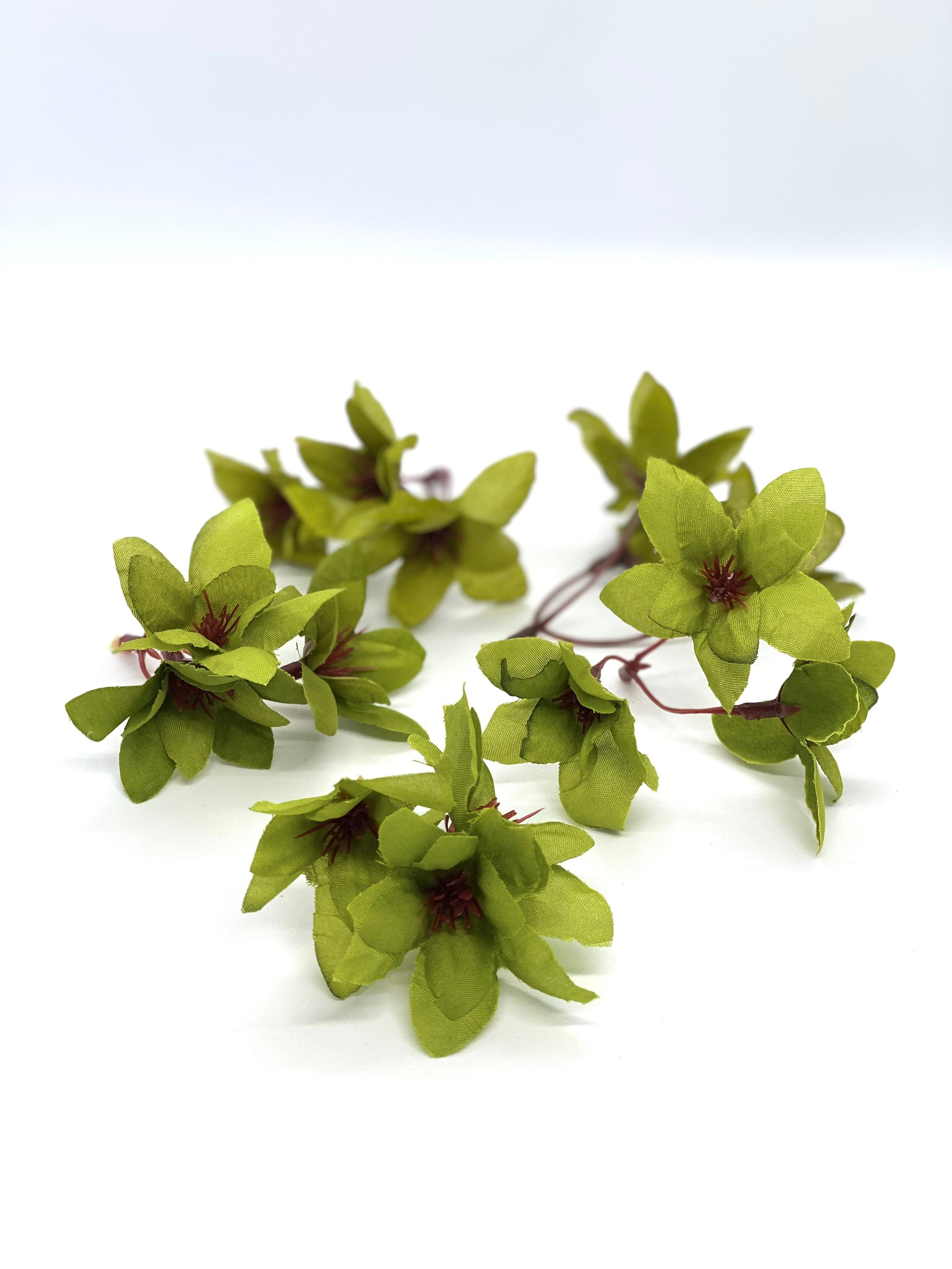 Set of 5 Artificial Olive Greenery Accent Greenery Sprig Etsy