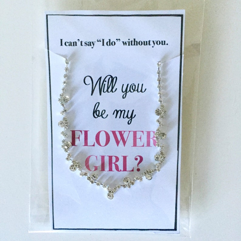 Will You Be My Flower Girl Flower Girl Gift Flower Girl Etsy