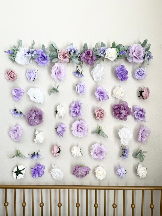 Hanging flower 2024 wall decor