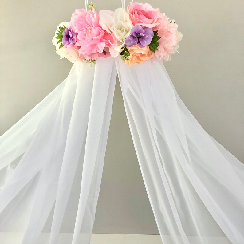 Princess Canopy Bed Canopy Crib Canopy Princess Bed Flower Etsy