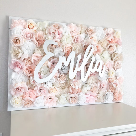 nursery floral decor