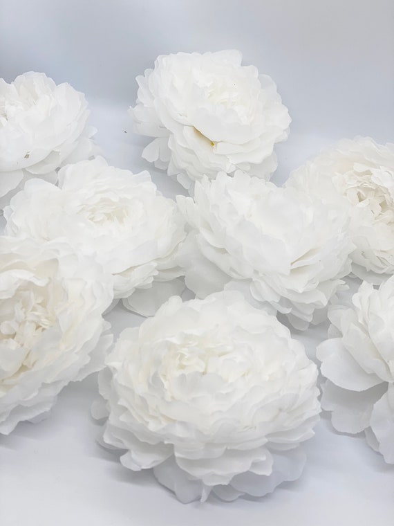 4.5 Pivoine blanche Pivoine blanche Fleur de mariage pivoine - Etsy France