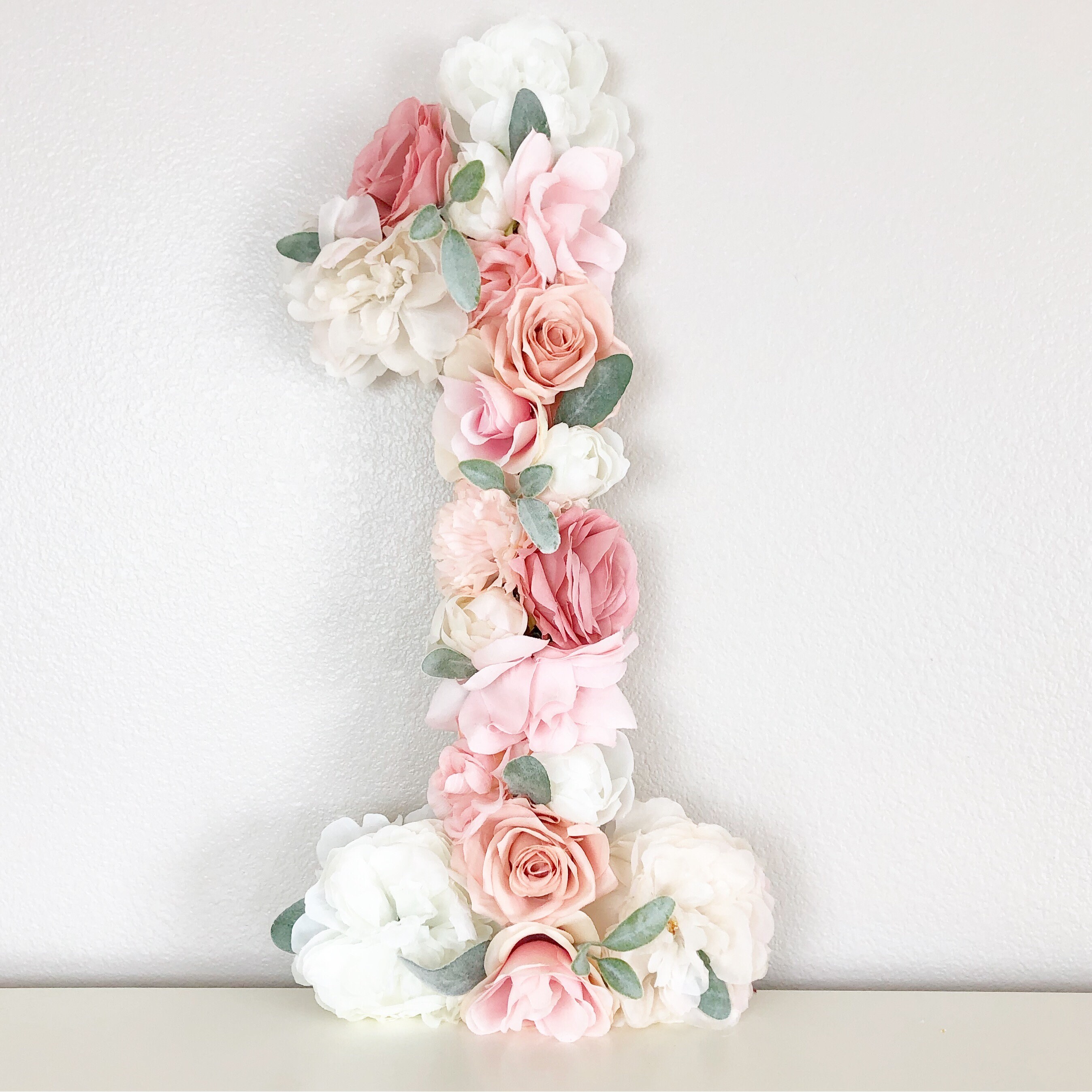 Floral Number Flower Number 1st Birthday Prop 1st Birthday Etsy