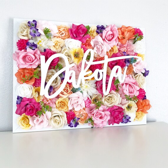 floral decor for nursery