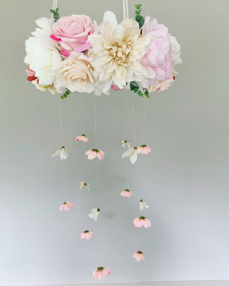Flower Mobile Nursery Floral Mobile Nursery Mobile Mobile Etsy