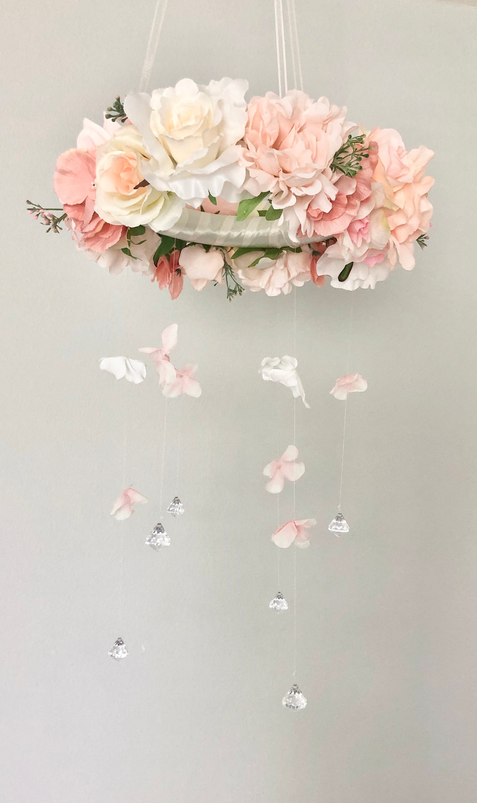 Flower Mobile Nursery Floral Mobile Nursery Mobile Mobile Etsy