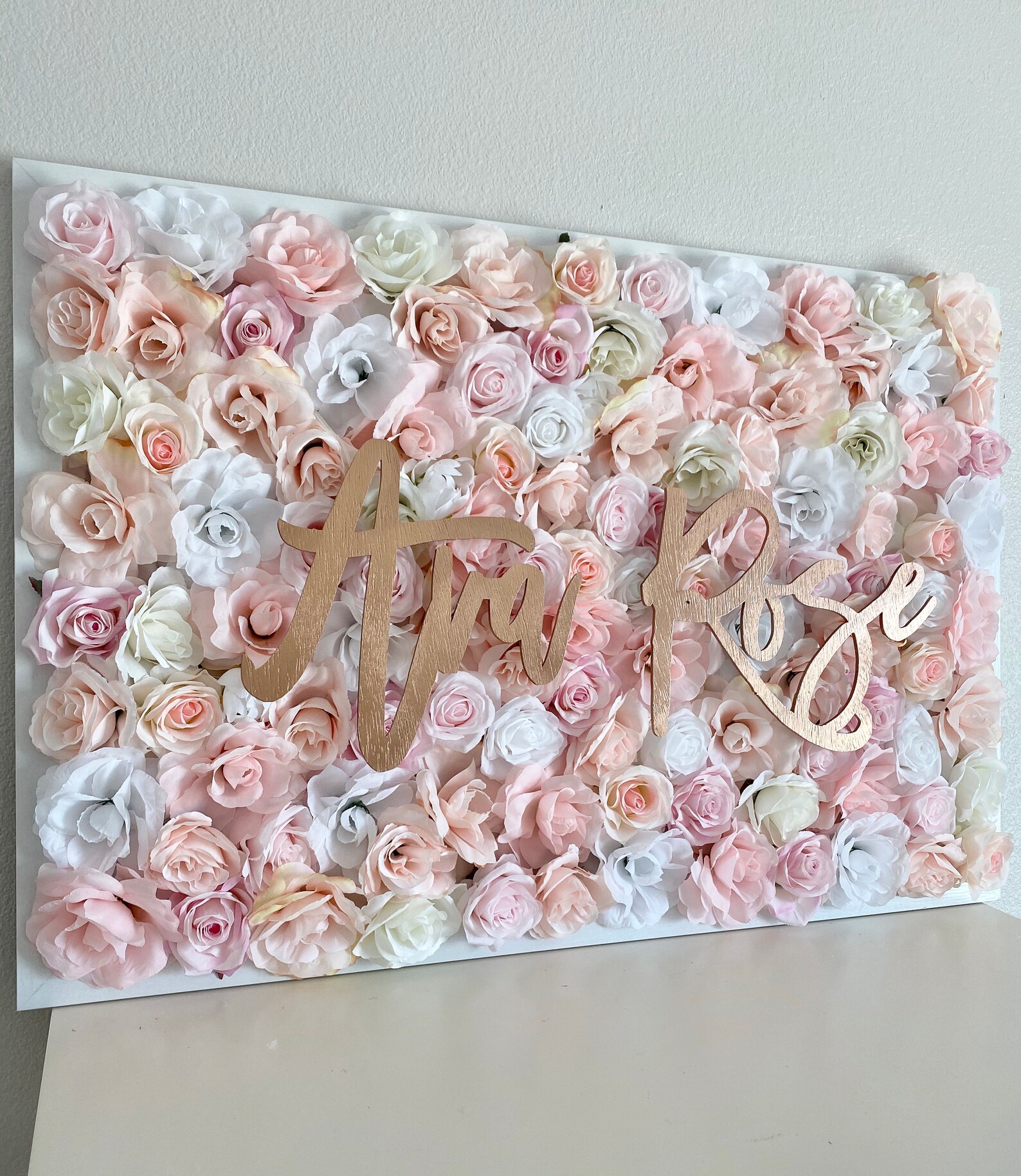 Baby Shower Flower Wall Backdrop Baby Shower Photo Prop Etsy