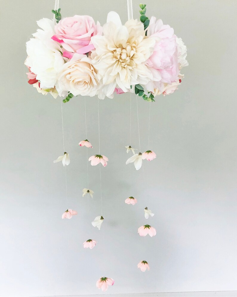 Boho Nursery Mobile Boho Baby Girl Mobile Baby Mobile Etsy