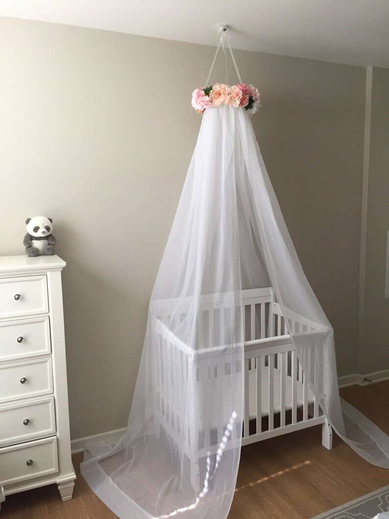 Princess Canopy Bed Canopy Crib Canopy Princess Bed Flower Etsy