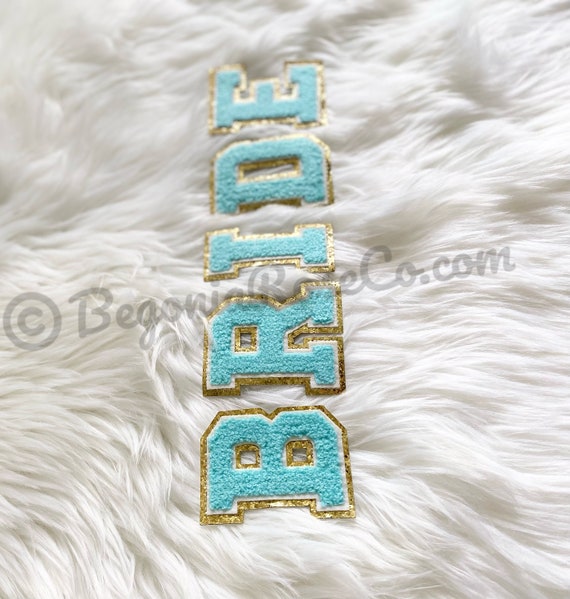 BRIDE Cucire su / Ferro sulla sposa Lettera Patch Cucire ...
