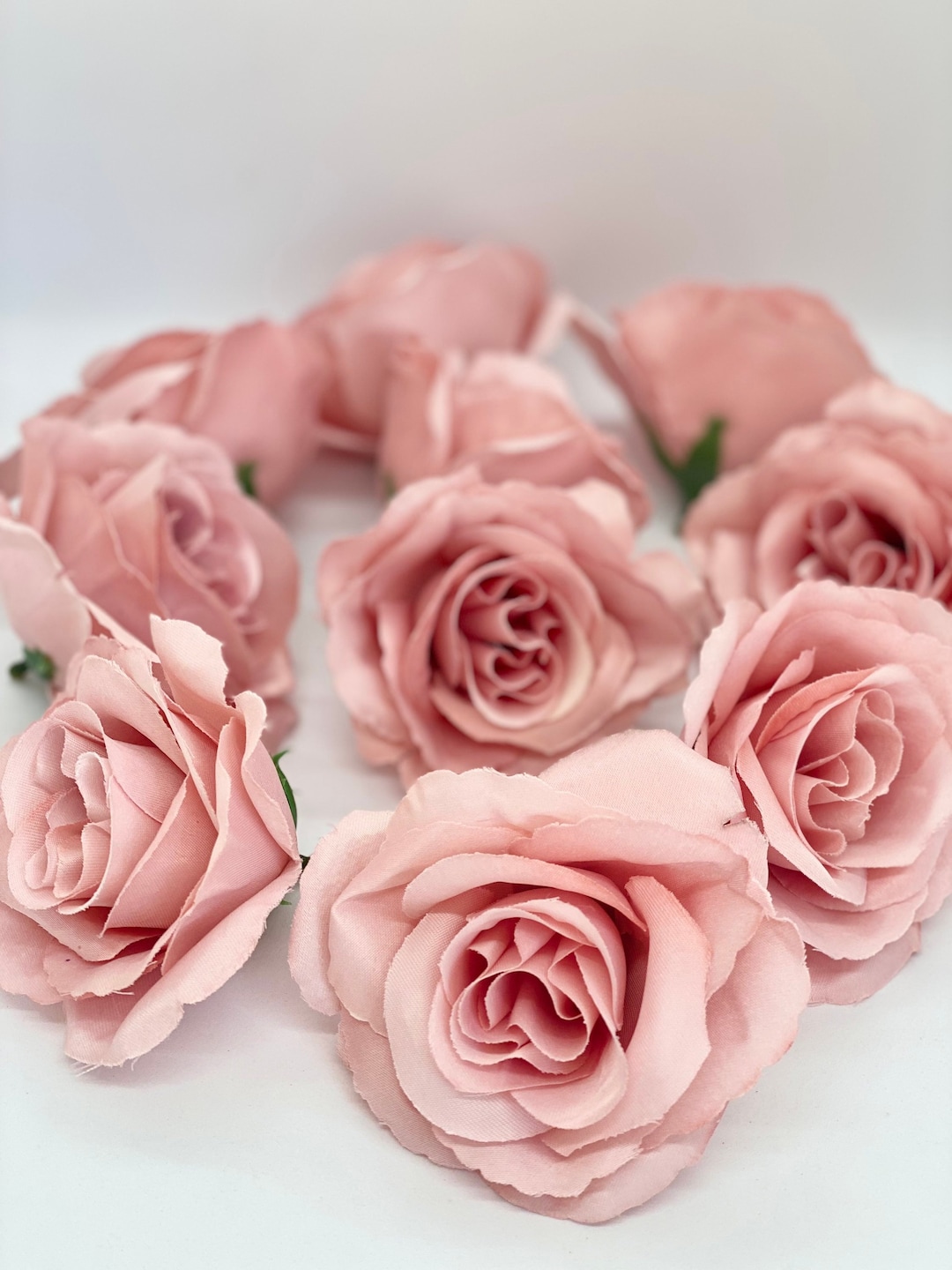 3.5 Artificial Dusty Pink Rose Dusty Rose Flower Dusty pic image