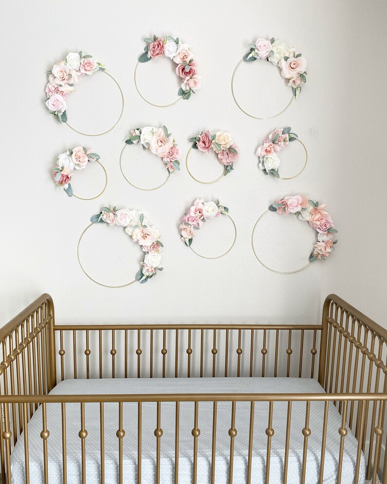 Peony Nursery Decor Girl Bedroom Wall Decor Flower Wall Art - Etsy