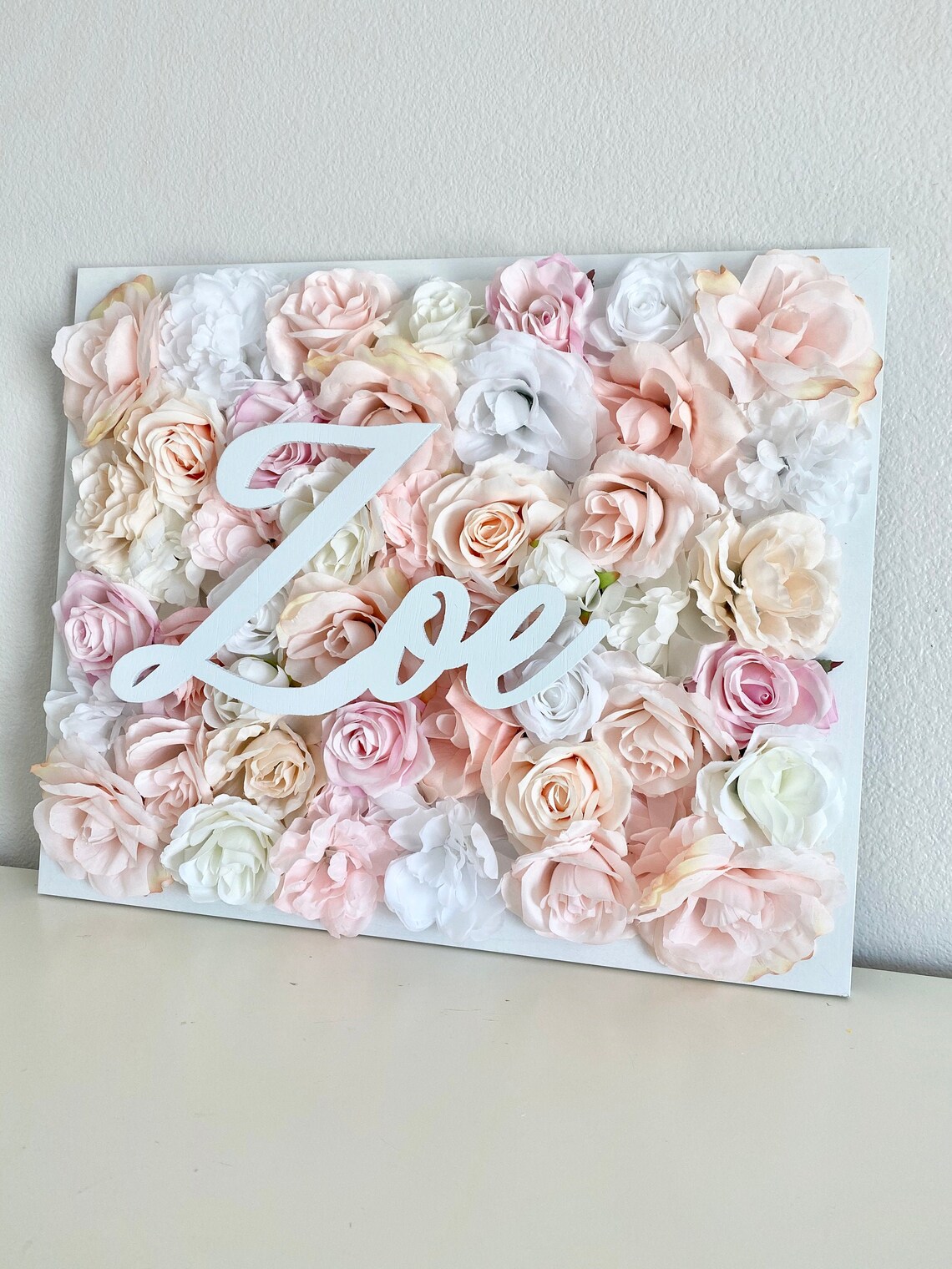 Baby Shower Flower Wall Backdrop Baby Shower Photo Prop Etsy