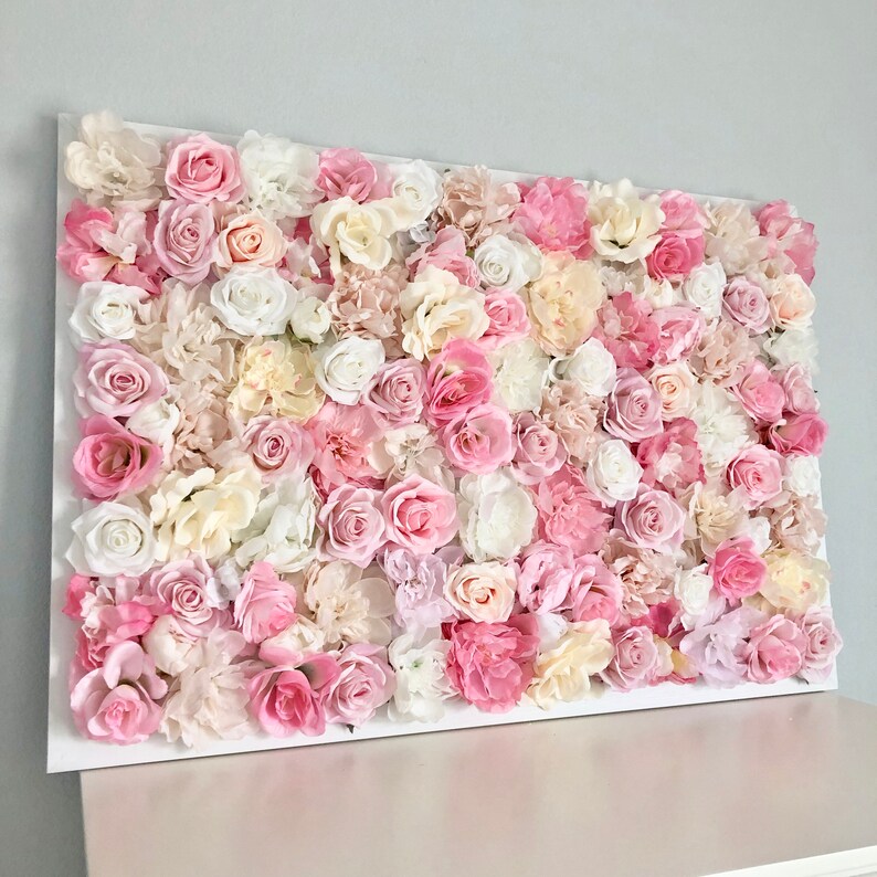Flower Wall Decor Pink Backdrop Fl Letter Peony Wedding Photo Shoot Art
