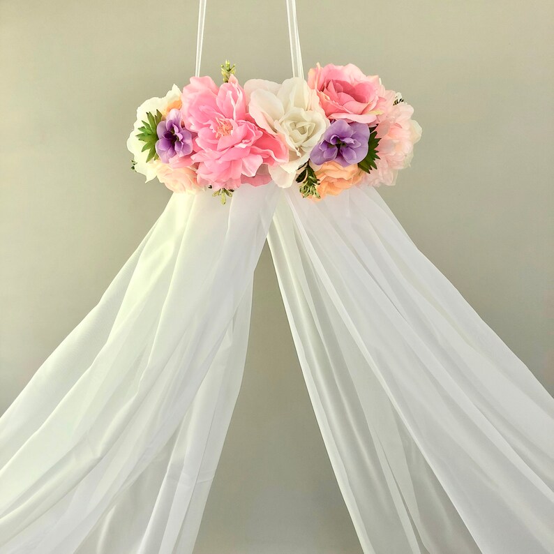 Princess Canopy Bed Canopy Crib Canopy Princess Bed Flower Etsy