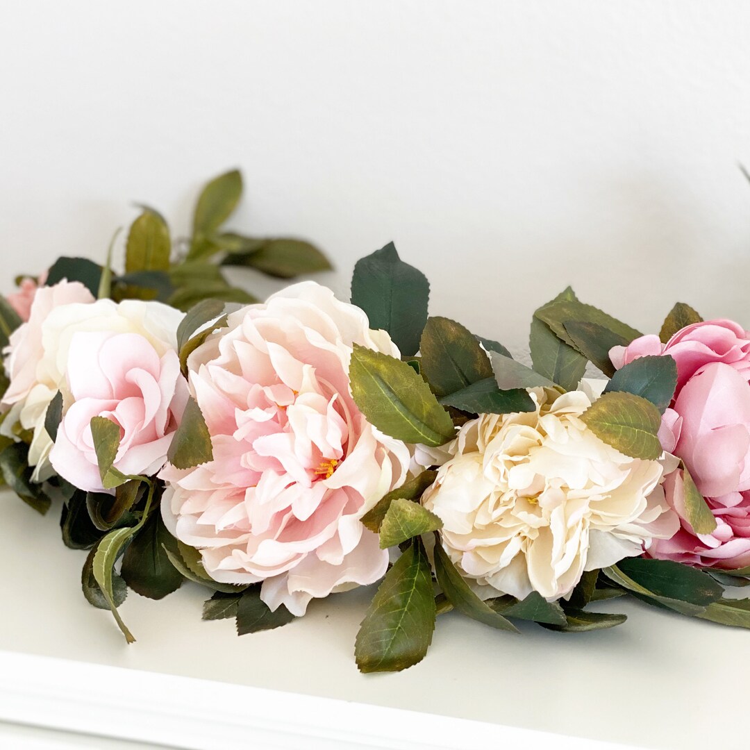 Thick Floral High Chair Garland First Birthday Decoration Cake Etsy